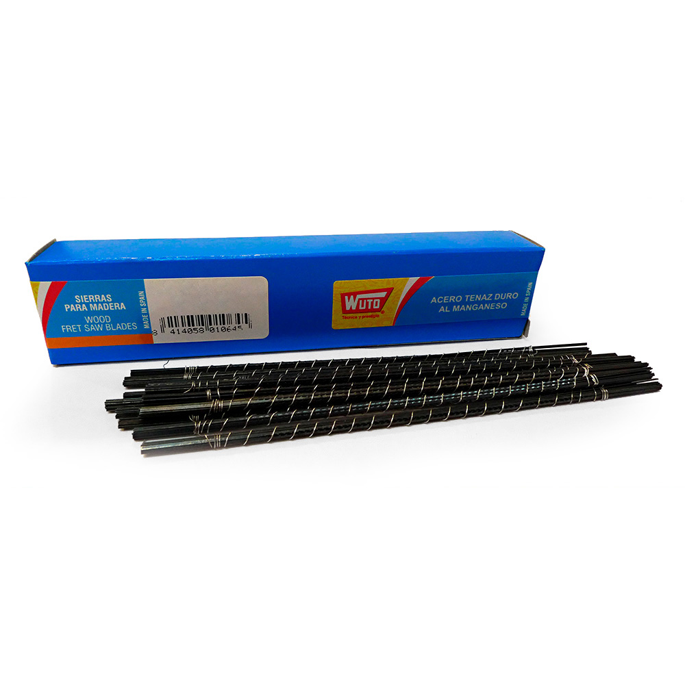 Serra marchetaria para madeira  8/13cm 18tpi (caixa 144 serras) wuto