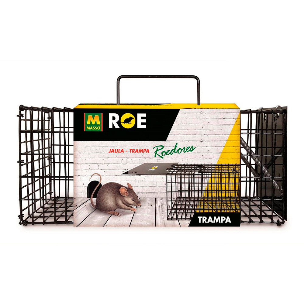 Ratoeira formato jaula para ratos e ratazanas 231595 massó