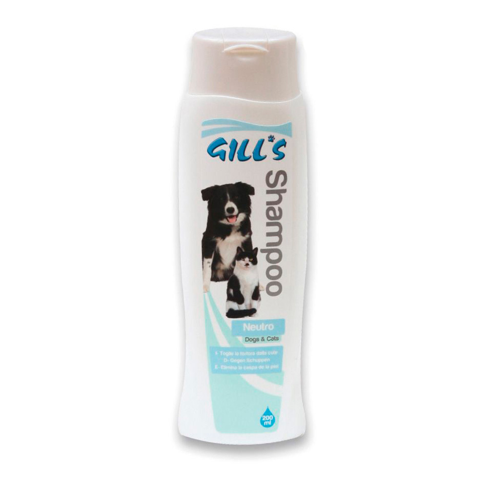Champô neutro para animais de estimação 200ml gill s