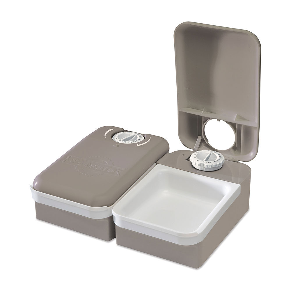 Ult. unidades comedouro automático para animais de estimação para duas refeições petsafe