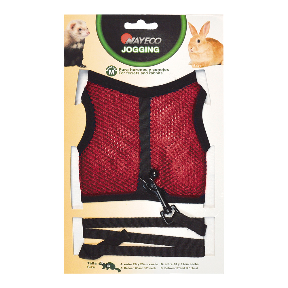 Ult. unidades arnes joggins tamanho m para furões/coelhos nayeco