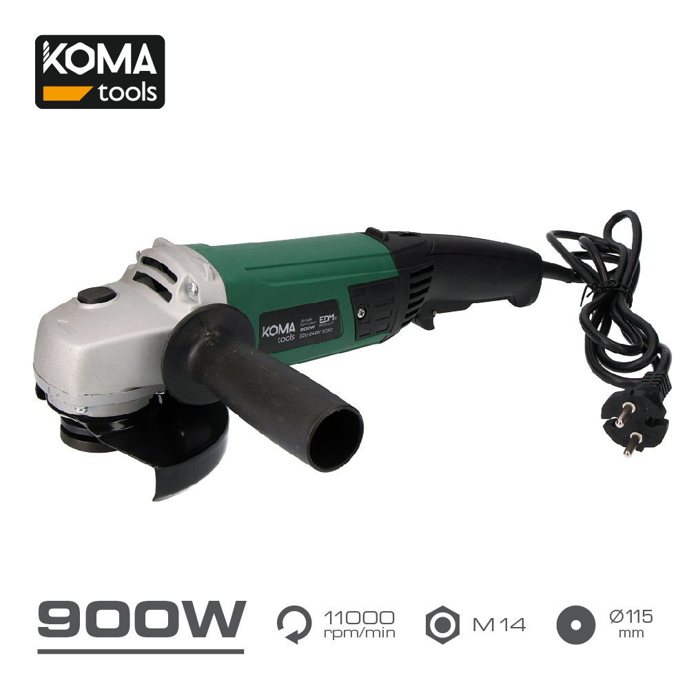 Rebarbadora eletrica 900w ø115mm 40x22cm koma tools