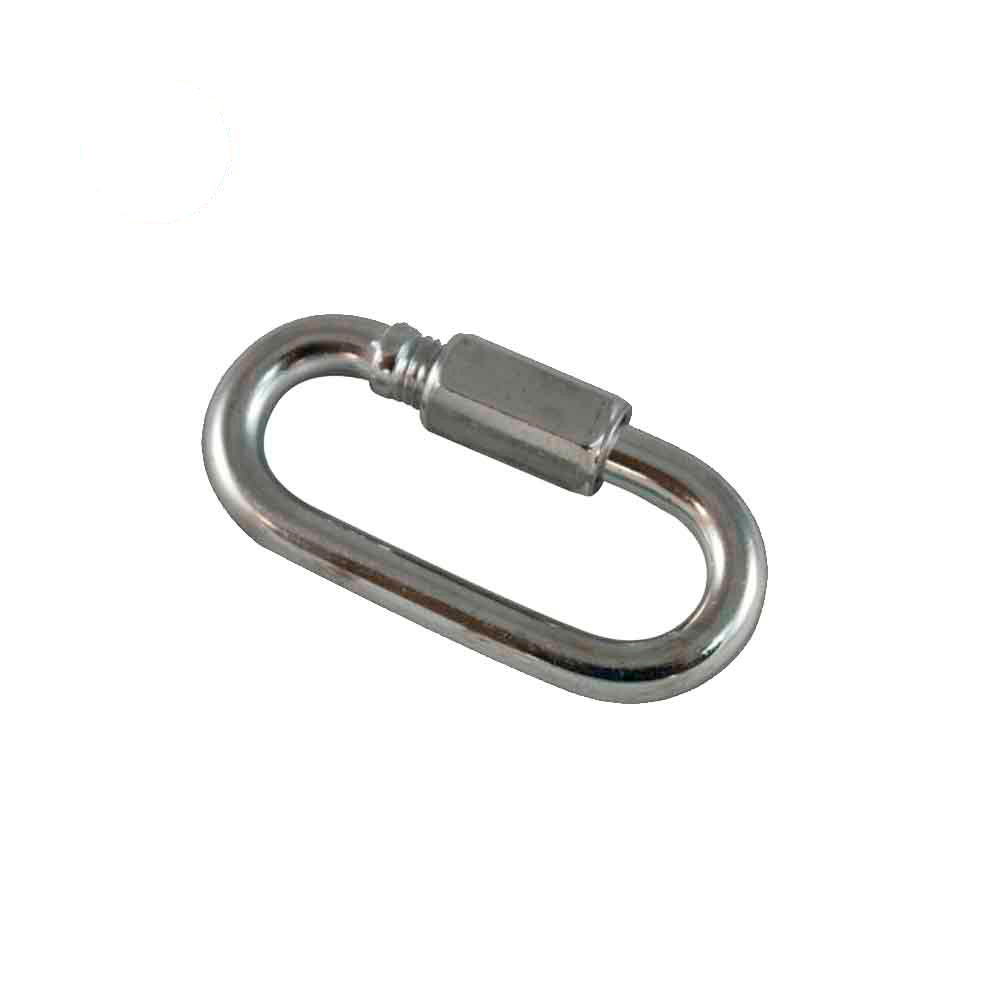 Mosquetão com segurança zinc 6mm