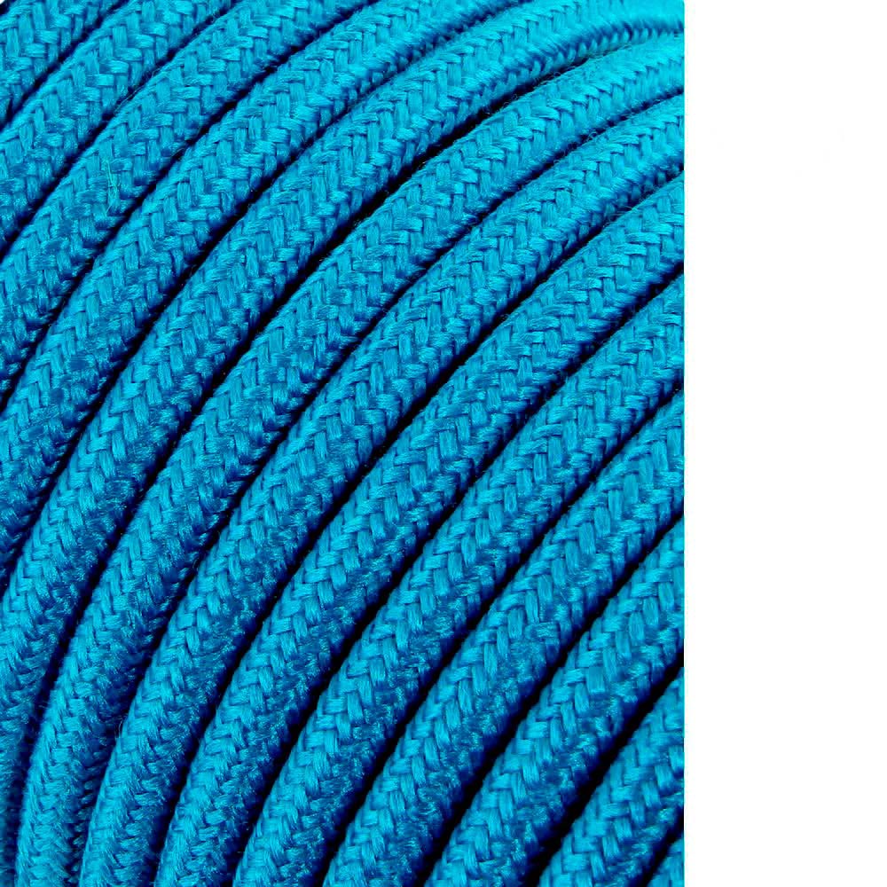 Cabo cordão tubular 2x0 75mm c68 azul claro 5m