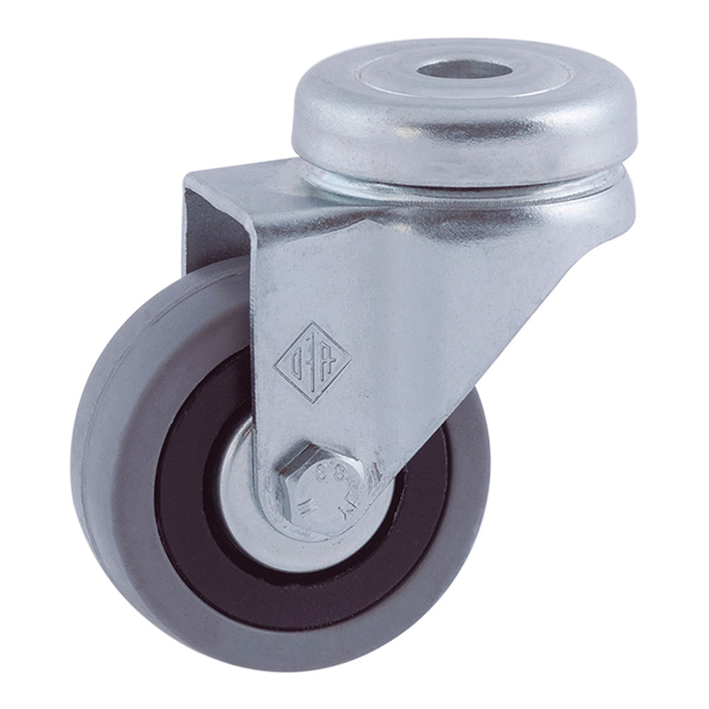 Roda passador ø50mm (roda) borracha cinzenta cr03091 afo
