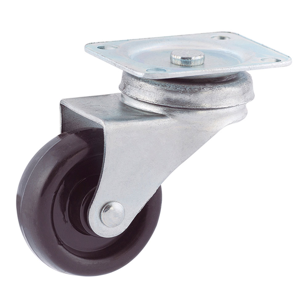 Roda platina ø30mm (roda) polipropileno preto cr23994 afo