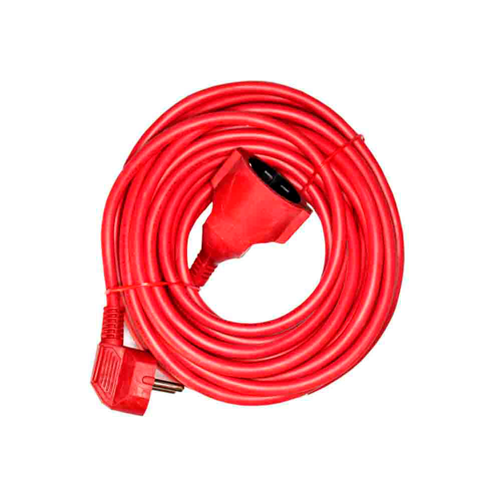 Extensão de cabo t/tl 25m 3x1 5mm vermelho edm