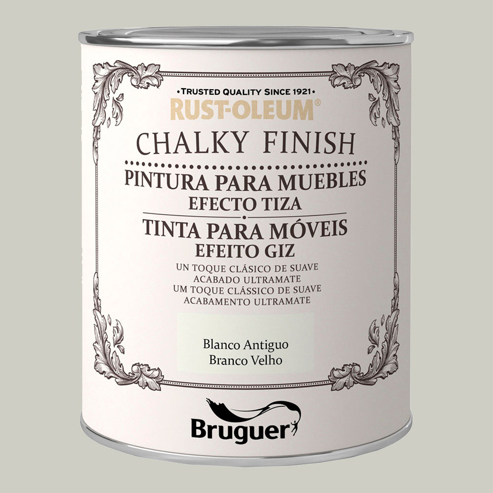 Rust-oleum chalky finish móveis branco antigo 0 75l 5397509 bruguer