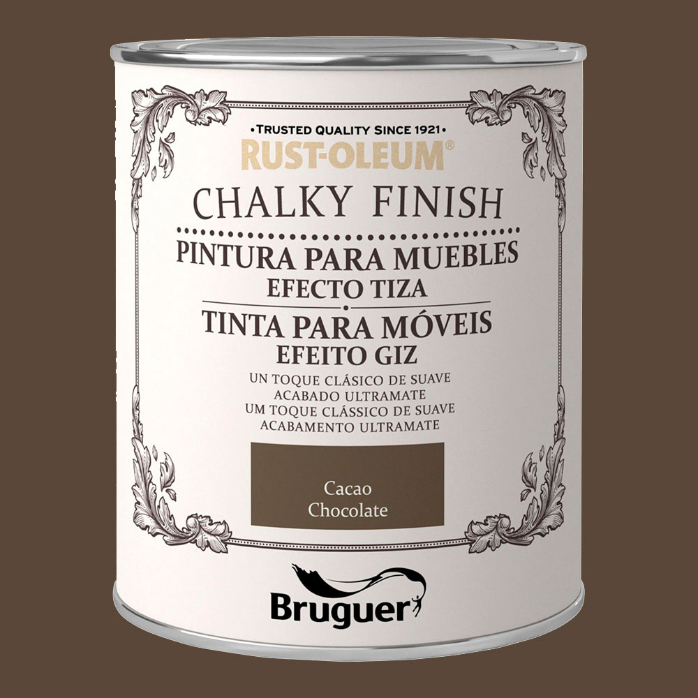 Rust-oleum chalky finish móveis cacau 0 75l 5397519 bruguer