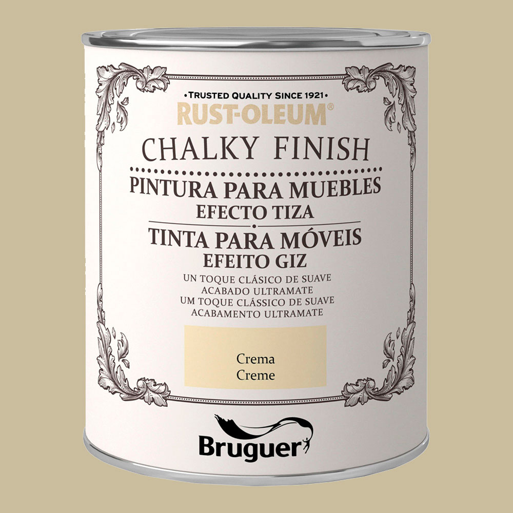 Rust-oleum chalky finish móveis creme 0 75l 5397512 bruguer