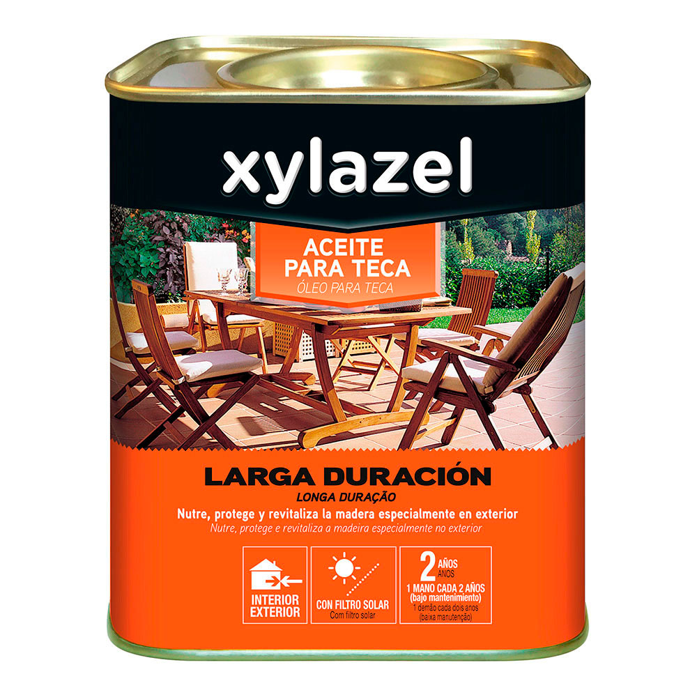 Xylazel azeite para teca larga duração cor roble 0.750l 5396294