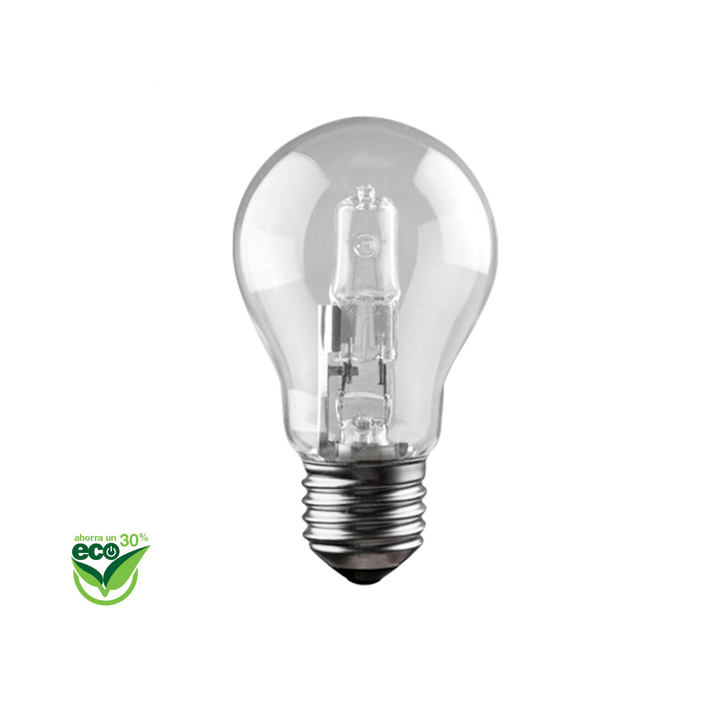 Lâmpada halogena standard  energy saver  e27 42w (equ. 60w) transparente