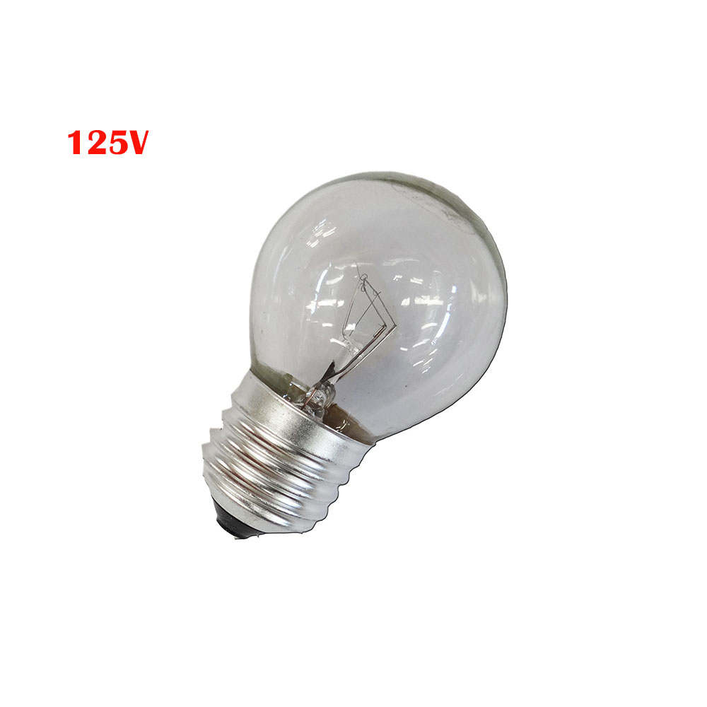 Lâmpada incandescente esférica transparente 40w e27 125v (somente uso industrial)
