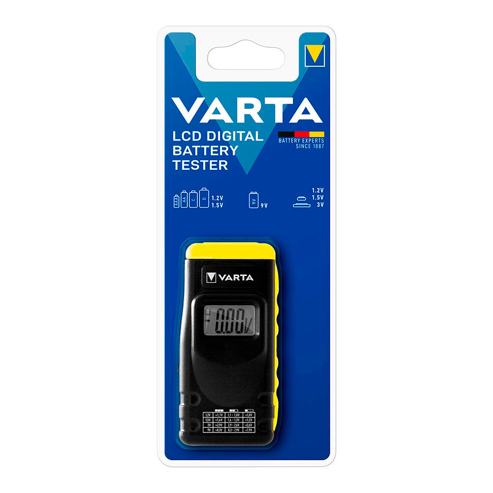 Tester de pilhas varta digital lcd 891