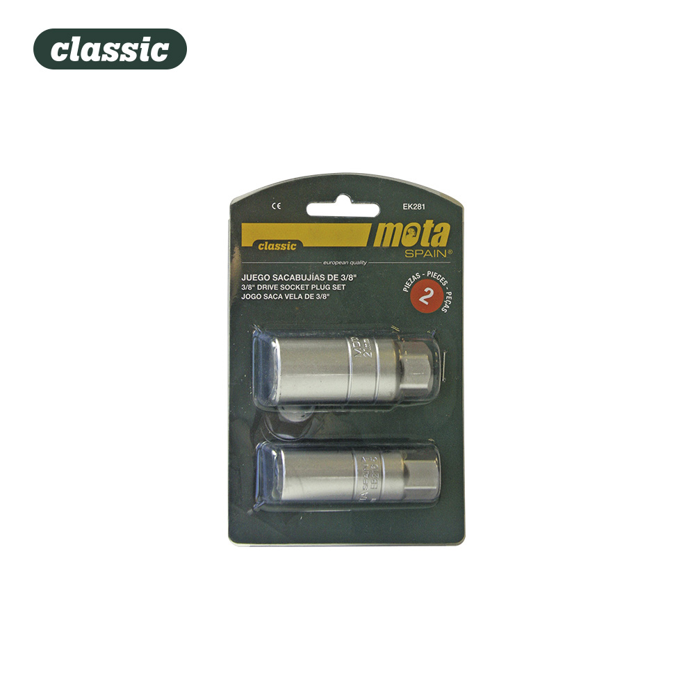 Jogo saca velas 3/8  (2pcs.) chave de caixa vela ek281 mota