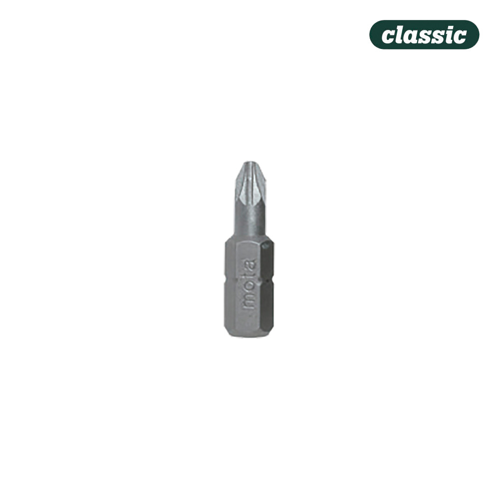 *ult.unidades* ponta pozidriv pz 3x25mm 1/4  25mm/1  aço set 10unid. bpz325 mota