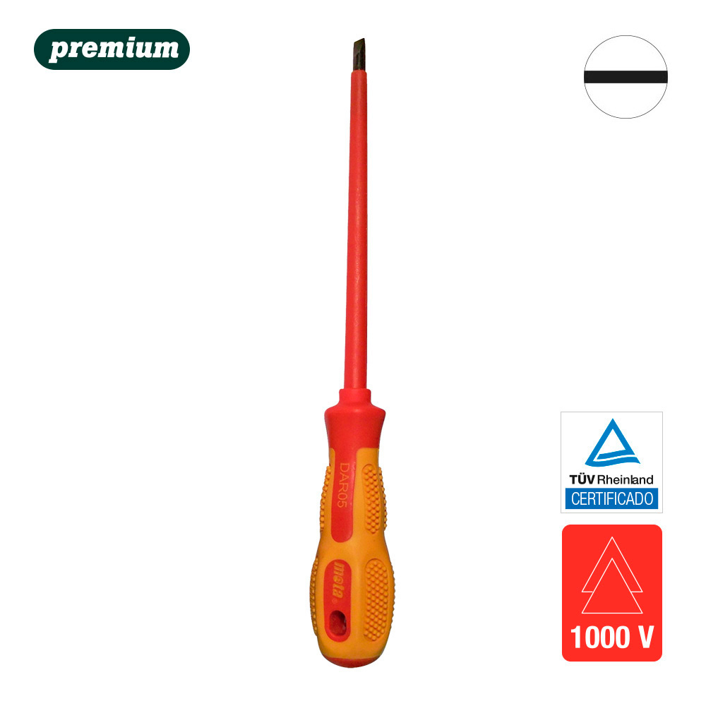 Chave de parafusos plano 4x125mm dir4 mota