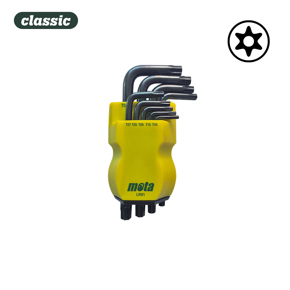 Jogo de chaves torx tamper curtas lr91