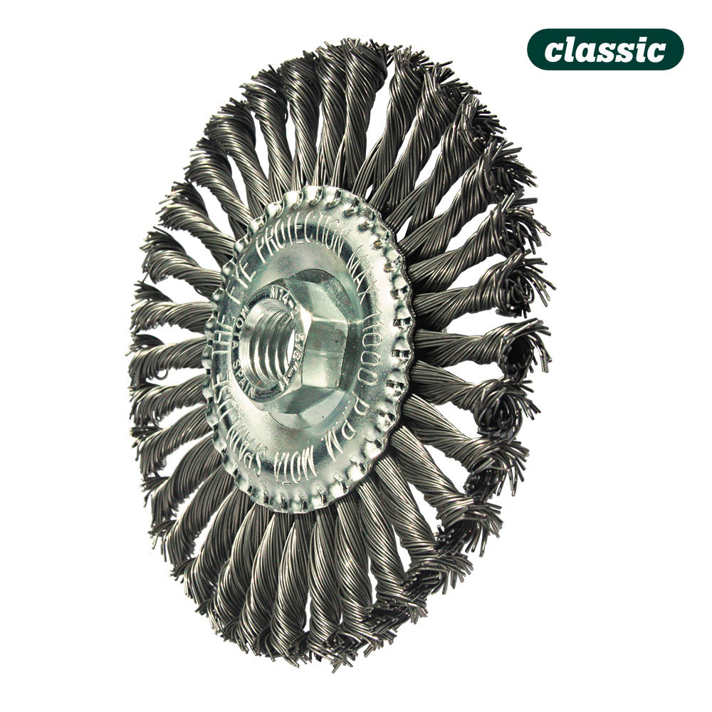 *ult. unidades* escova trançada circular 6mm ø175mm fhr175f mota