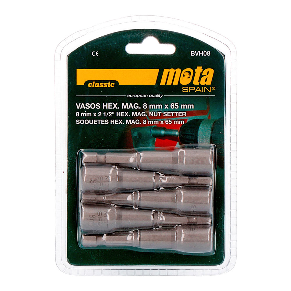 Jogo pontas hexagonais magnetica 8x65mm bvh08