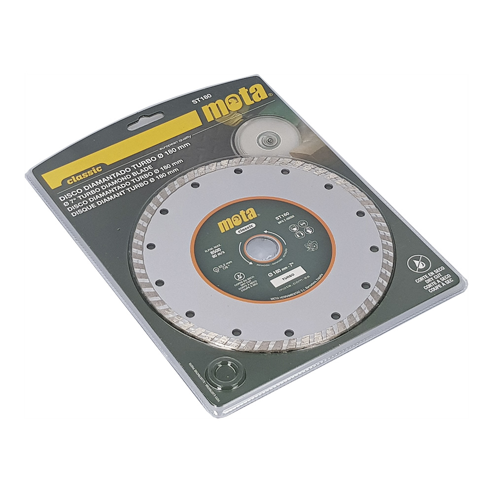 *ult.unidades* disco diamante turbo ø180mm st180 mota