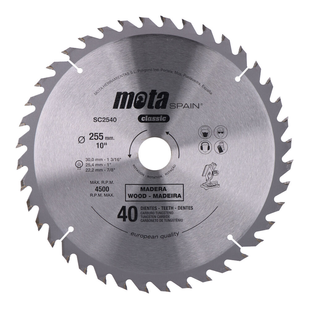 *ult.unidades* serra circ widia ø255mm 60 dts c/lp18 sc2560 mota