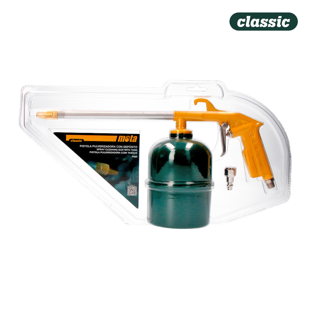 Pistola pulverizadora com deposito metalico pisr. mota