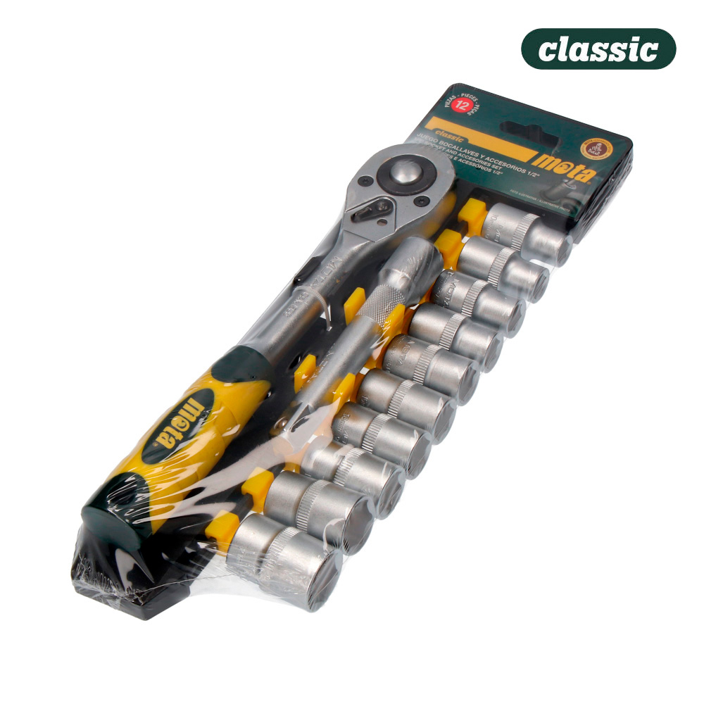 Jogo 12pcs. de soquees e acessorios de 1/2 cr.v.ek610 mota