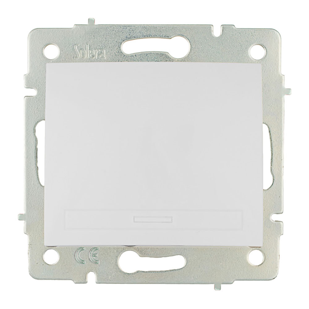 Interruptor/comutador 10ax 250v 83x81mm s.europa solera erp02qc