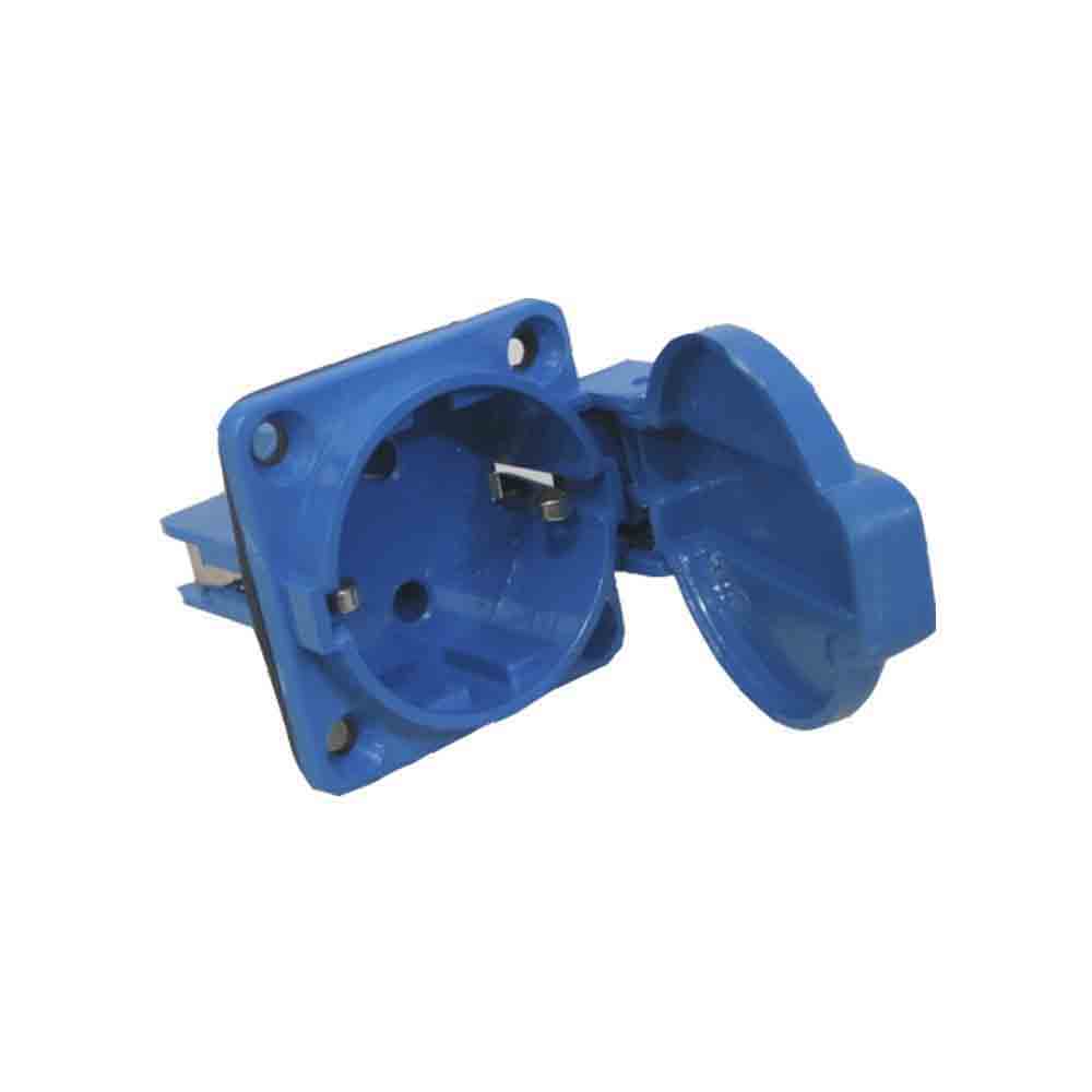 Tomada de encastrar schuko 2 p + t 16a solera 931131