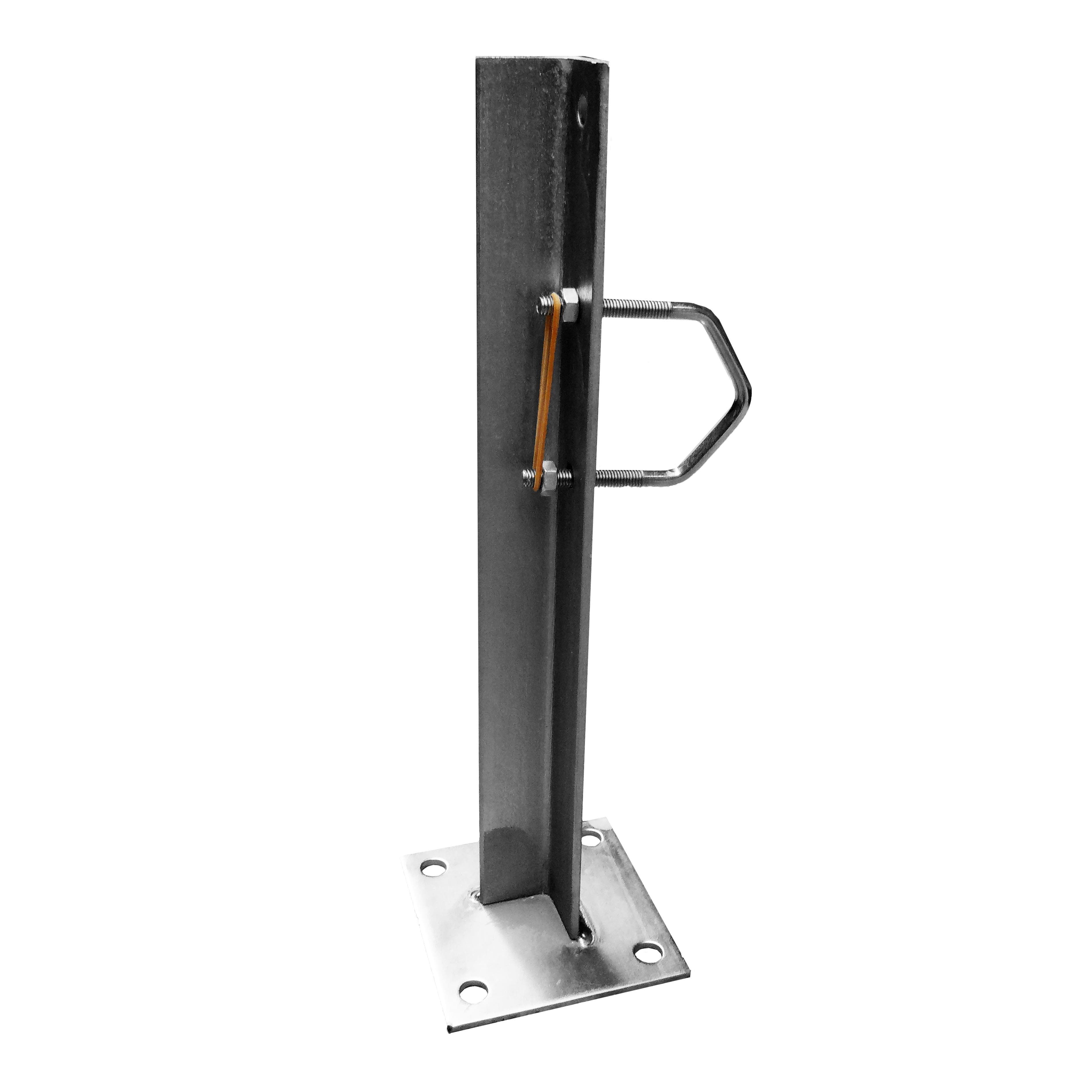 Suporte de mastro para parede em  l  300mm se prende com parafusos