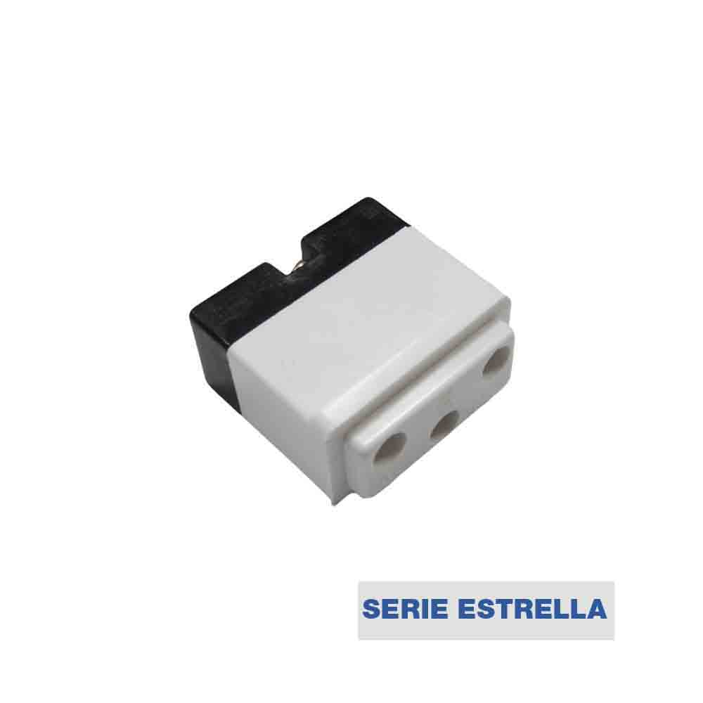 Tomada 10a t/t deslocada serie estrella solera 330