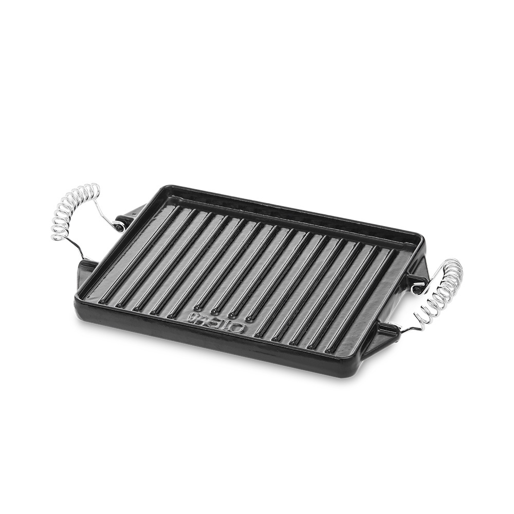 Chapa de ferro esmaltado retangular 27x21cm. vaello