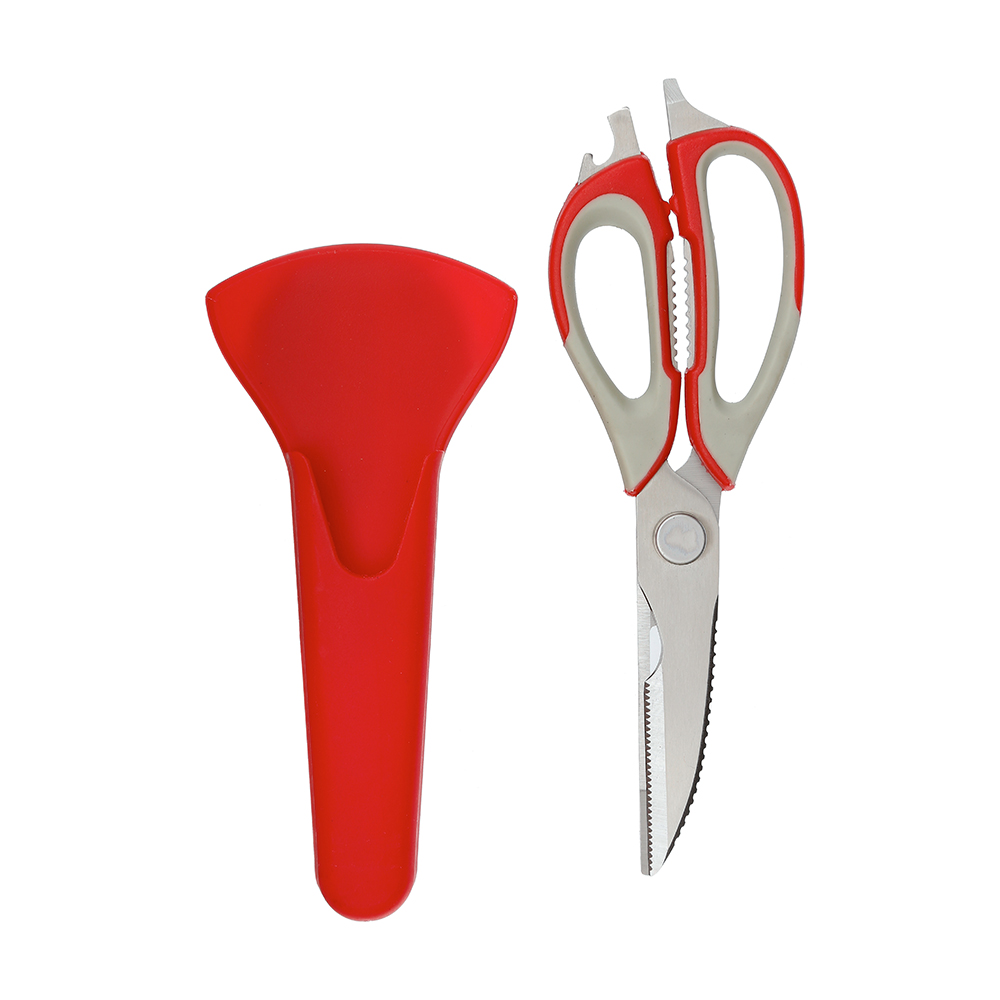 Tesoura multiusos com capa 24x9x2cm cores sortidas