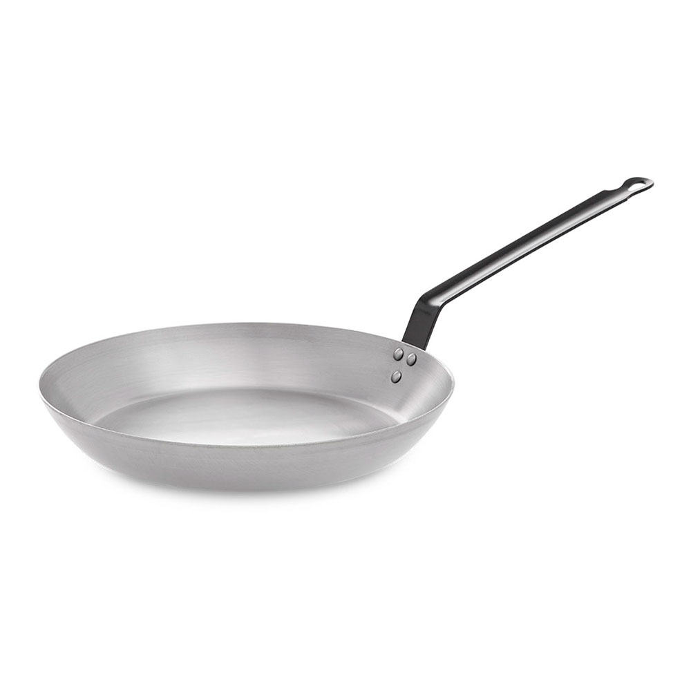 Frigideira rasa lyonesa com cabo uso profissional ø24cm vaello