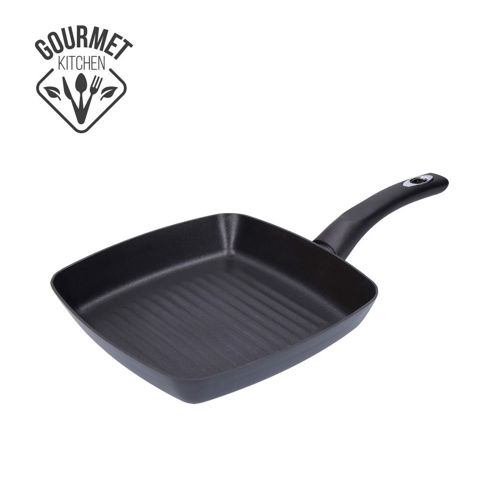 S.of. grelhador grill 24x24x4 2cm basic line somente para gas edm