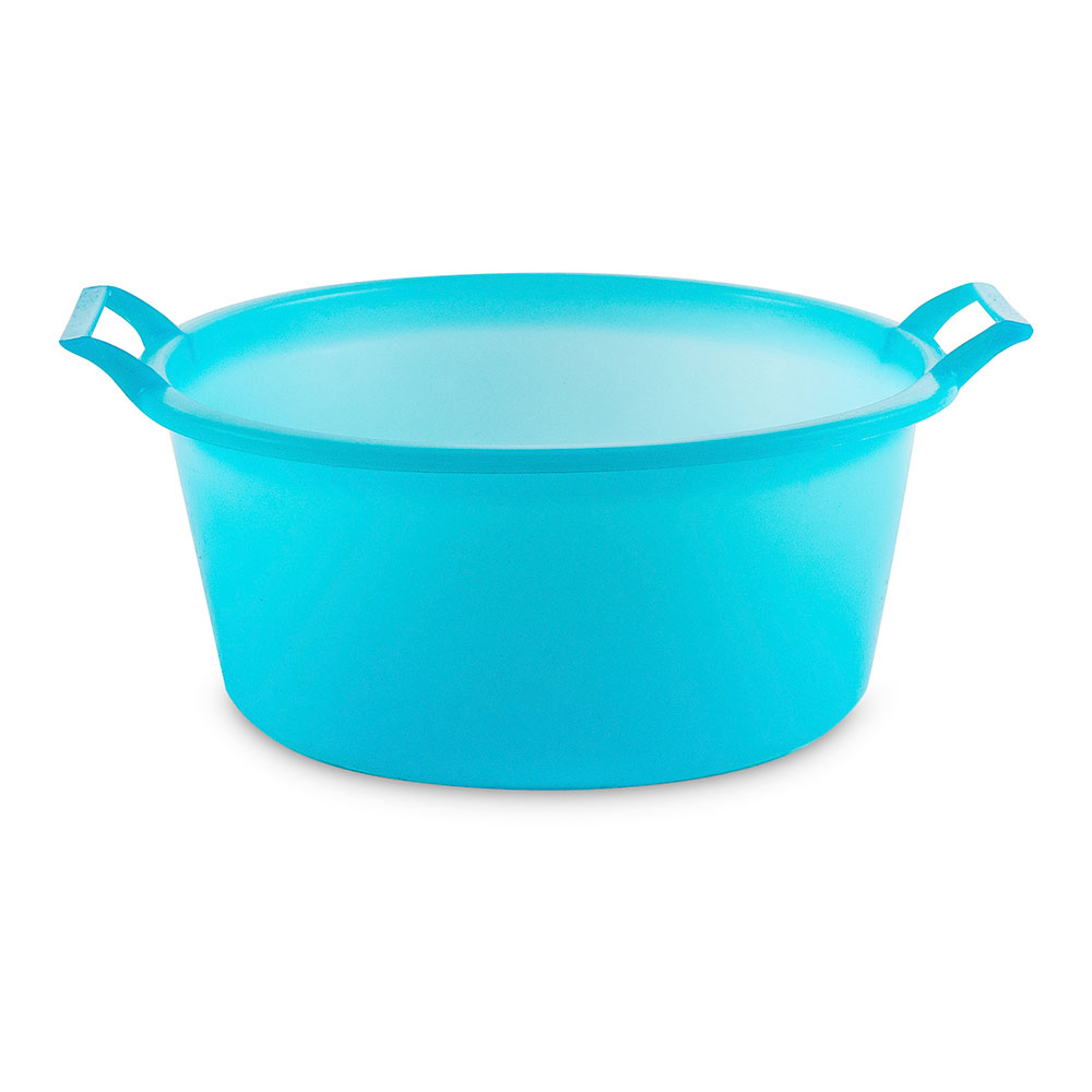 Bacia redonda 7l/33cm azul 6410 ø33x16cm barbosa - universal