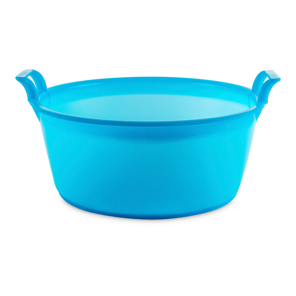 Bacia redonda 19l/45cm azul 6413 ø45x22 5cm barbosa - universal