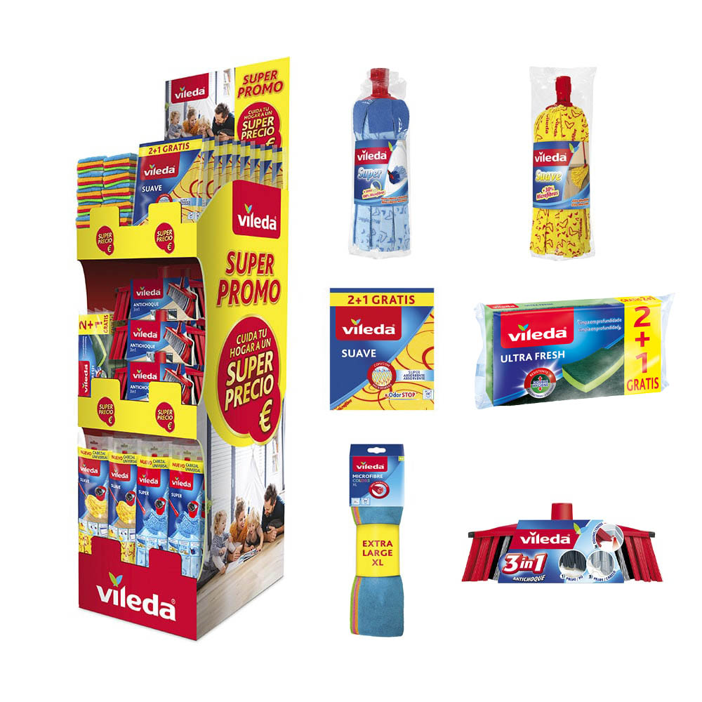 S.of. expositor cuida o teu lar vileda