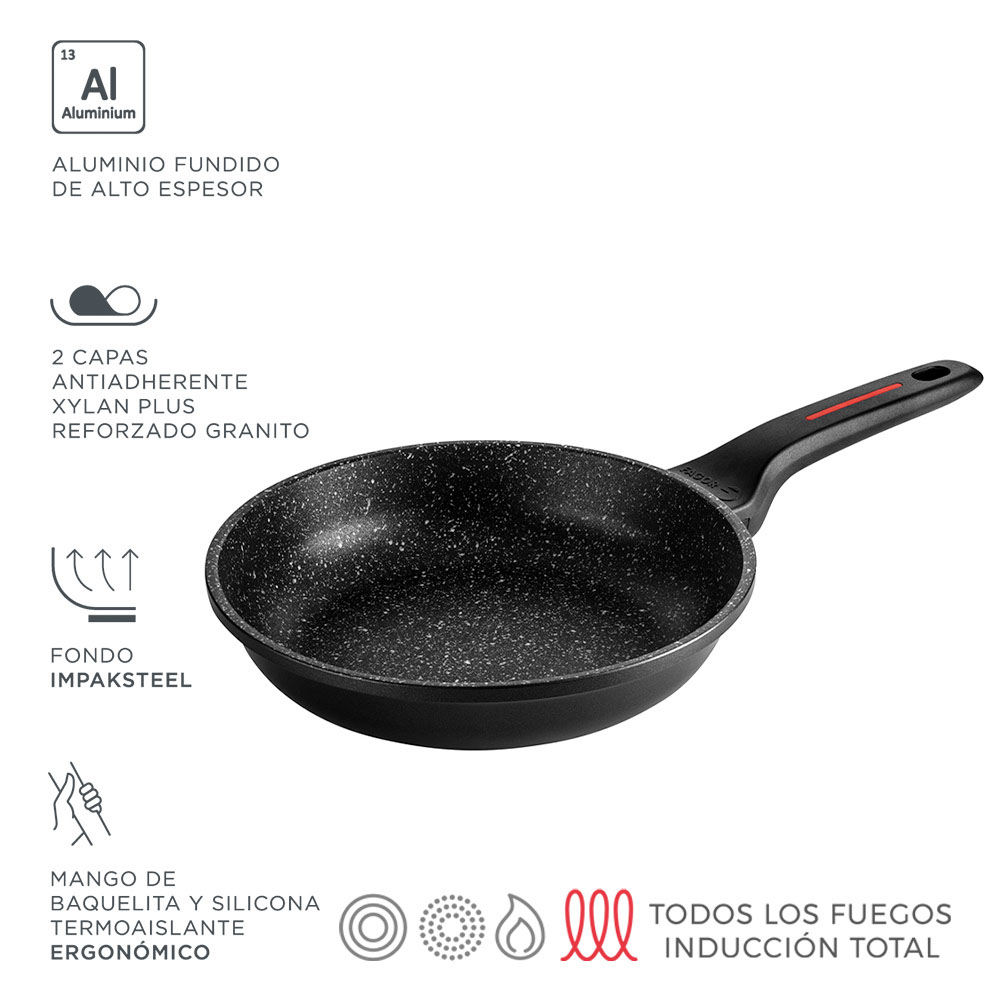 Frigideira alutherm ø26cm alumínio 3004 fagor