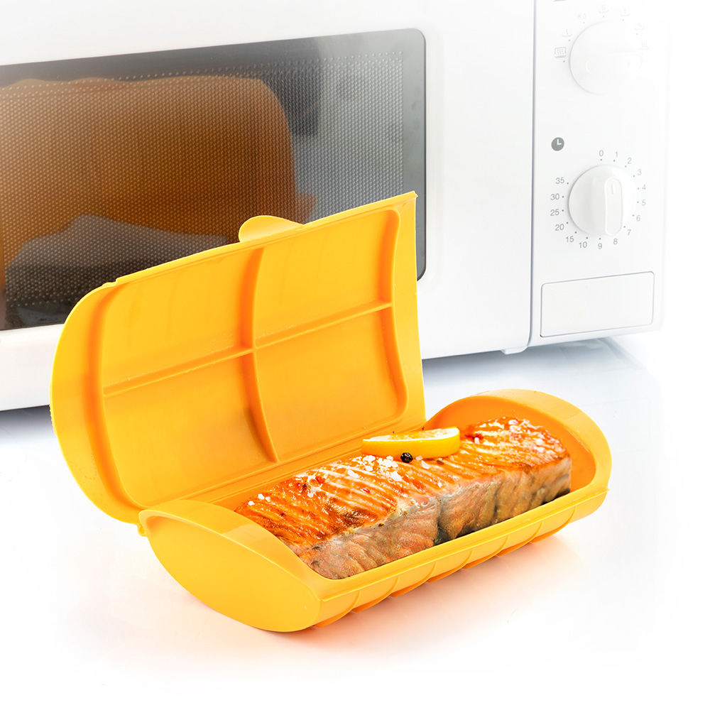 Estojo de silicone para cozinhar a vapor com receitas cooksty innovagoods