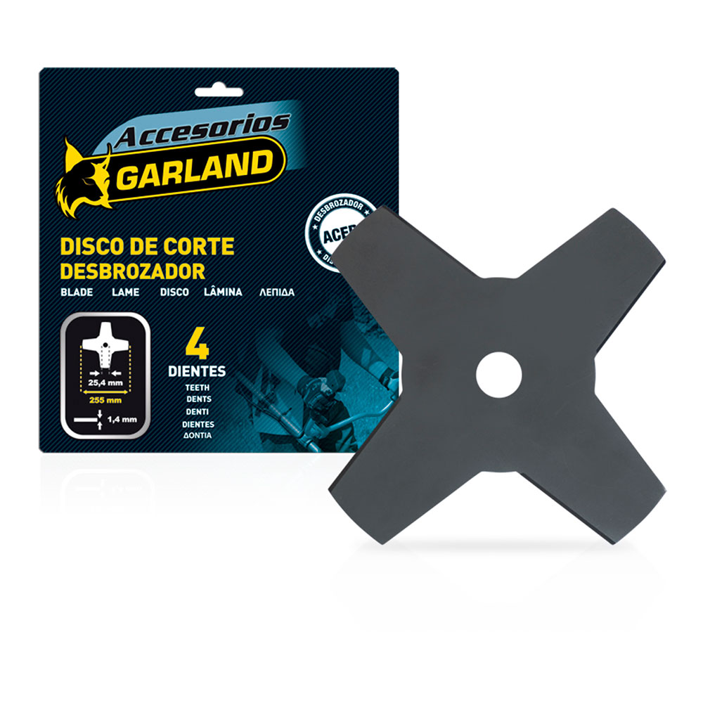 S.of. lâmina 4d para cortador de escovas 255x25 4x1 4mm 7100255144 garland