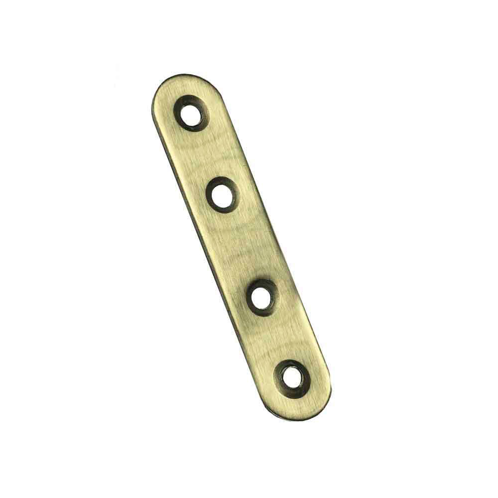 Placa de uniao aço inox 80x19x2mm