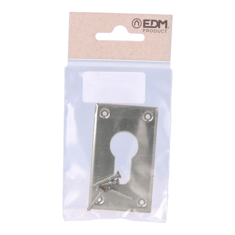 Fechado de aço inox 40x70mm. em bolha edm