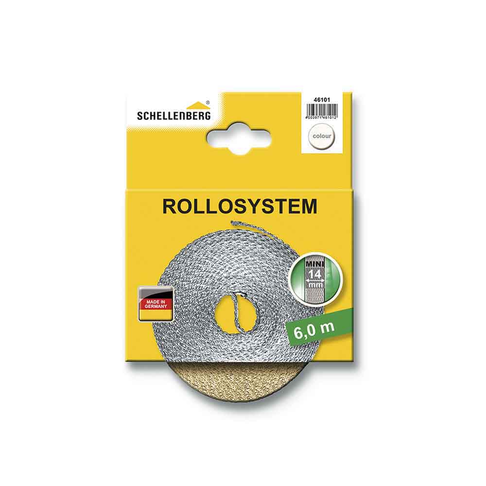 Fita para persianas 14mmx6mts bege