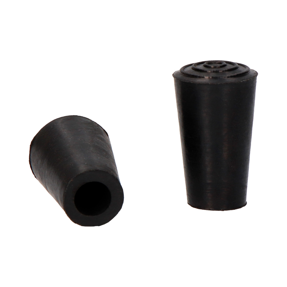 Topo sistema exterior de borracha ø14mm preto