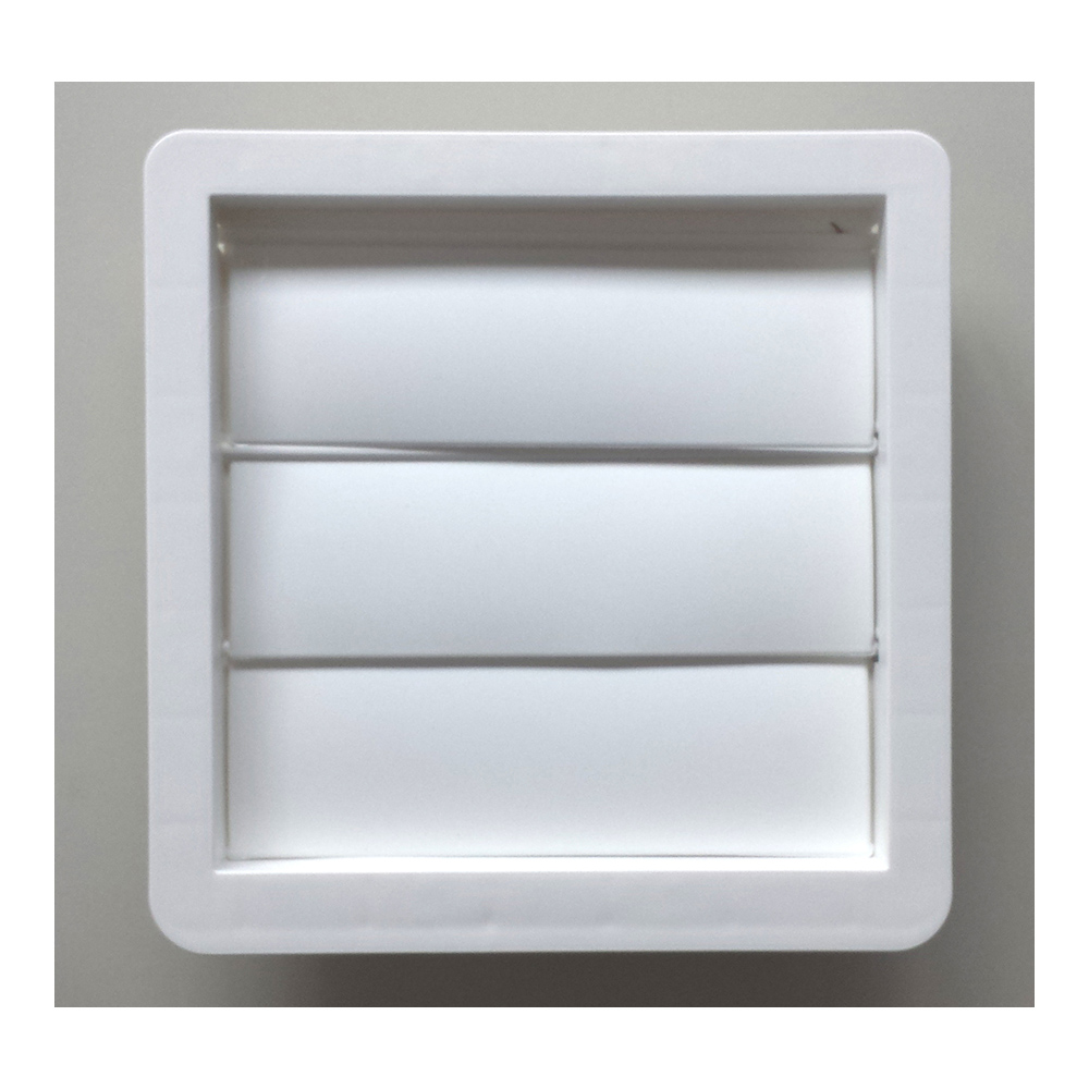 Grelha pvc encastravel tubo ø10 o 5.5x11cm laminas móveis (g)