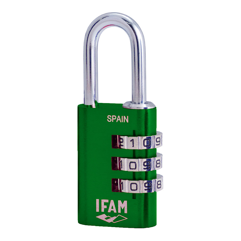 Cadeado col combi30 verde ifam