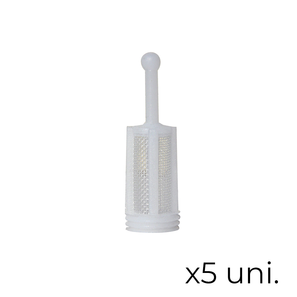 Pack 5 filtros plástico para p700 e p900 peça n°12 p940. mota