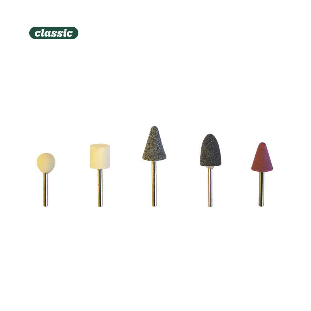 Blister 5 rebolos pedras esmeril 1/4  a250 mota